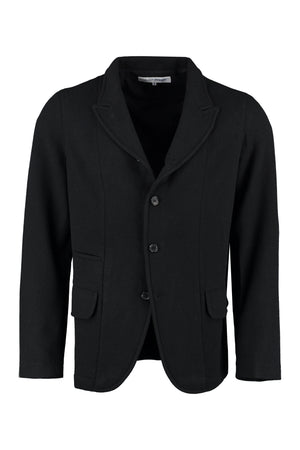 Wool single-breasted blazer-0